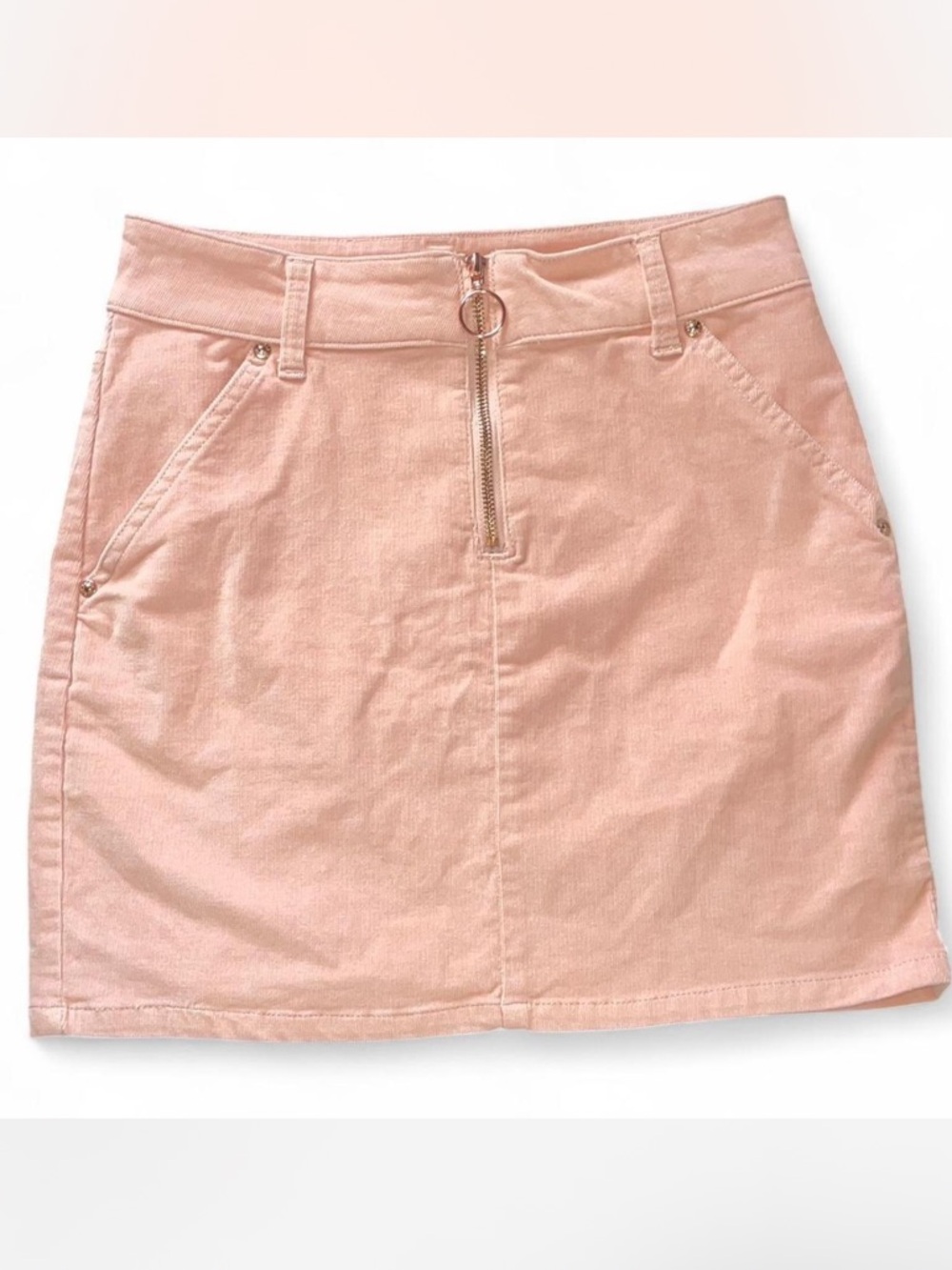 GUESS Pink Corduroy Mini Skirt